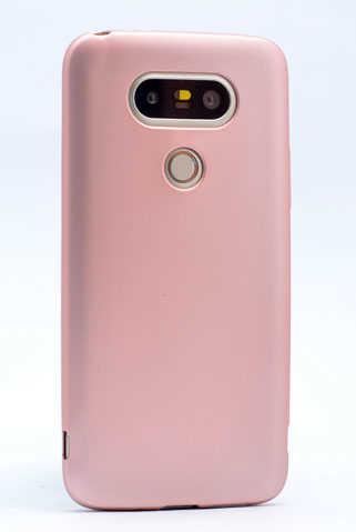 LG G5 Kılıf Zore Premier Silikon Kapak - Rose Gold