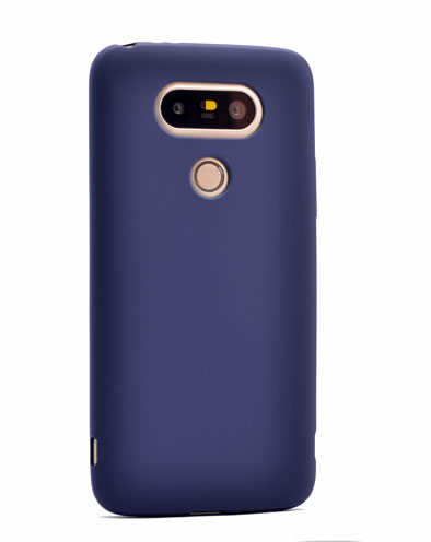 LG G5 Kılıf Zore Premier Silikon Kapak - Lacivert