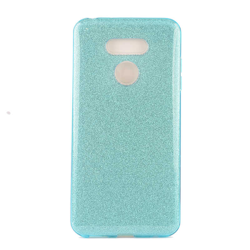 LG G6 Kılıf Zore Shining Silikon - Mavi