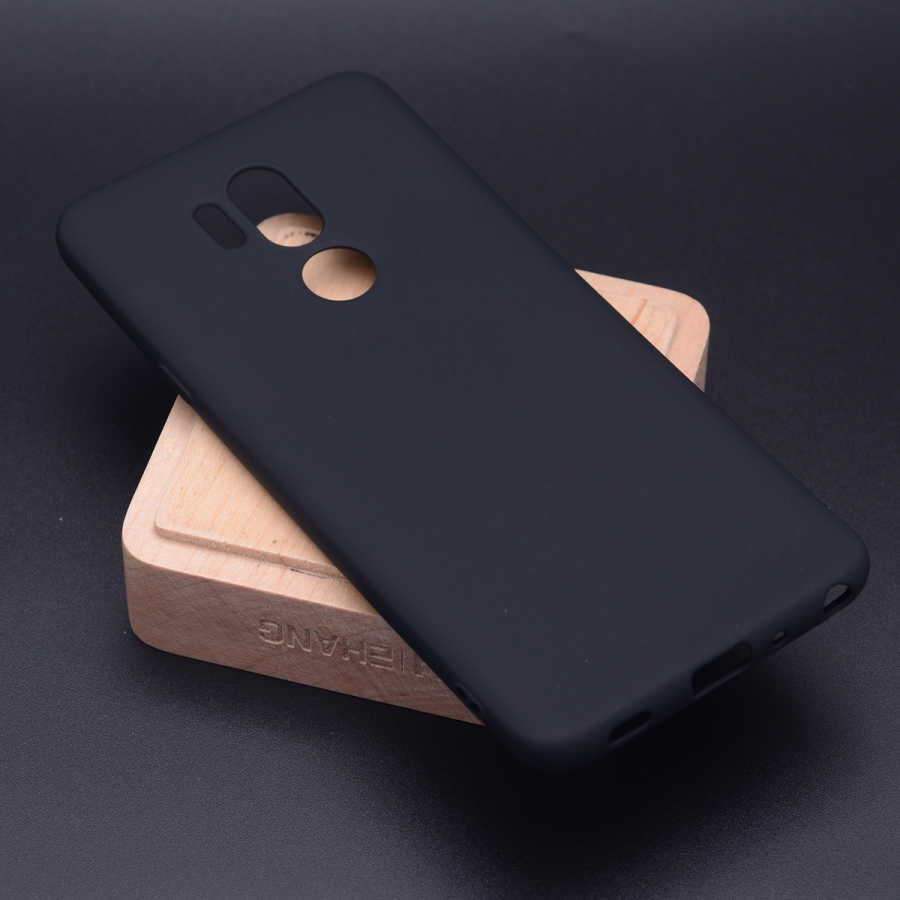 LG G7 Kılıf Zore Premier Silikon Kapak - Siyah