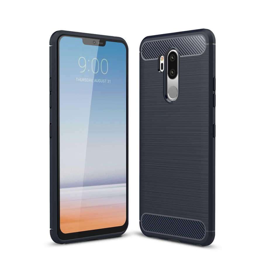 LG G7 Kılıf Zore Room Silikon Kapak - Lacivert