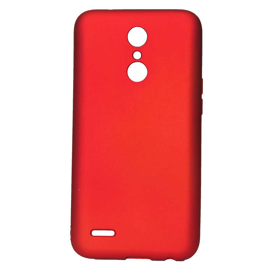 LG K10 2017 Kılıf Zore Premier Silikon Kapak - Kırmızı