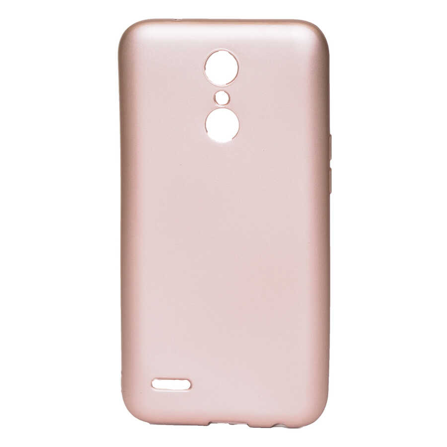 LG K10 2017 Kılıf Zore Premier Silikon Kapak - Rose Gold
