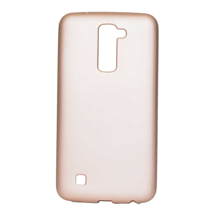 LG K10 Kılıf Zore Premier Silikon Kapak - Rose Gold