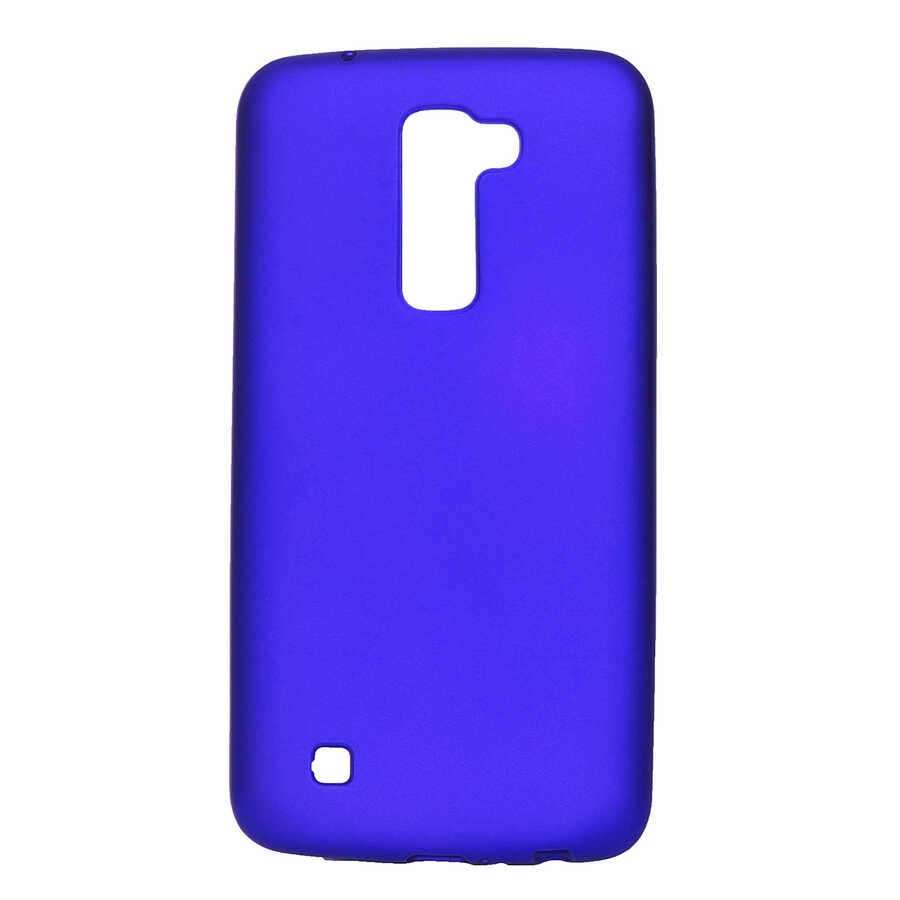 LG K10 Kılıf Zore Premier Silikon Kapak - Saks Mavi