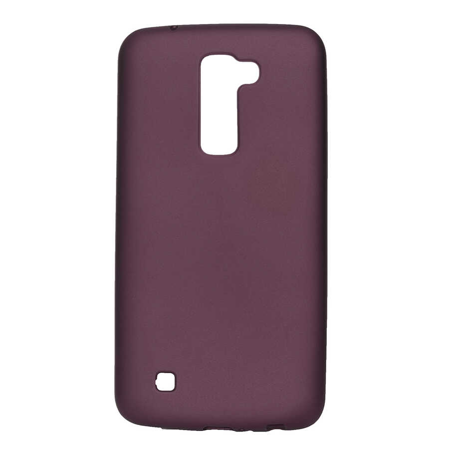 LG K10 Kılıf Zore Premier Silikon Kapak - Mürdüm