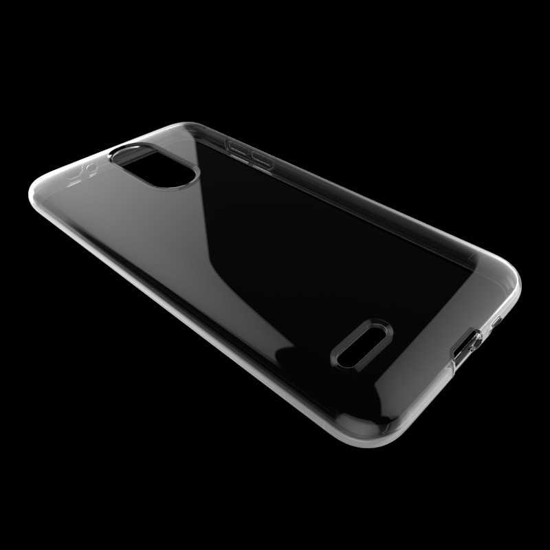 LG K9 Kılıf Zore Süper Silikon Kapak - Renksiz