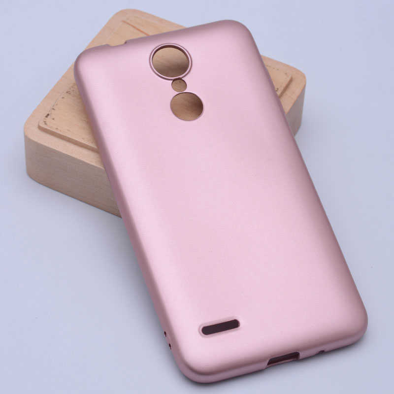 LG K9 Kılıf Zore Premier Silikon Kapak - Rose Gold