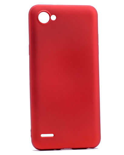 LG Q6 Kılıf Zore Premier Silikon Kapak - Kırmızı