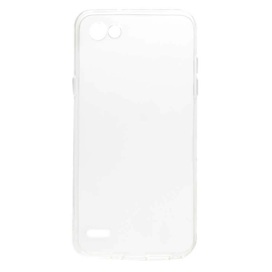 LG Q6 Kılıf Zore Süper Silikon Kapak - Renksiz