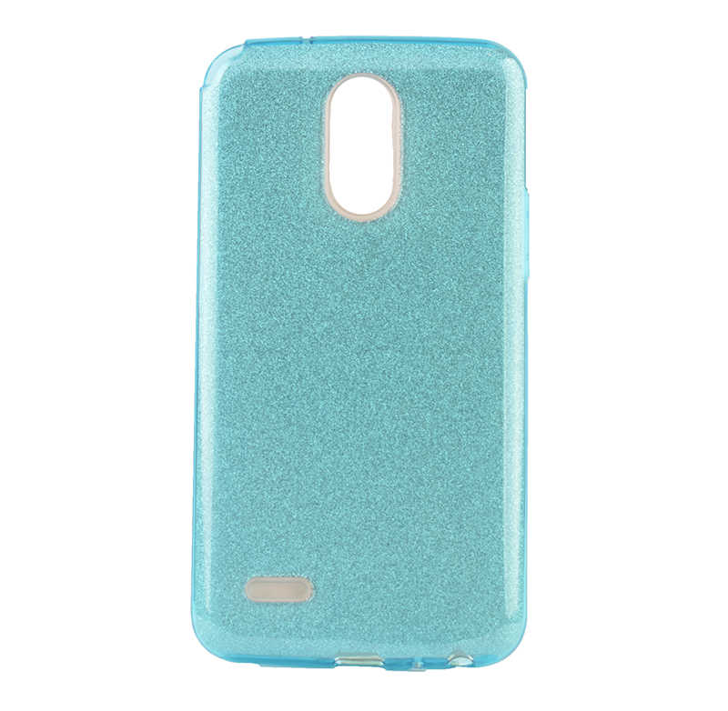 LG Stylus 3 Kılıf Zore Shining Silikon - Mavi