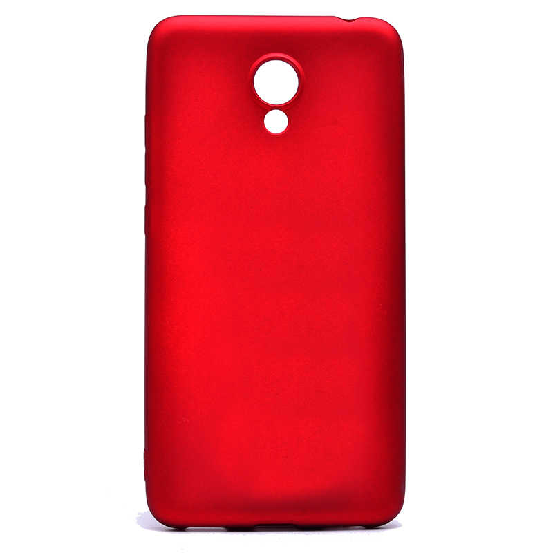 Meizu M6 Kılıf Zore Premier Silikon Kapak - Kırmızı