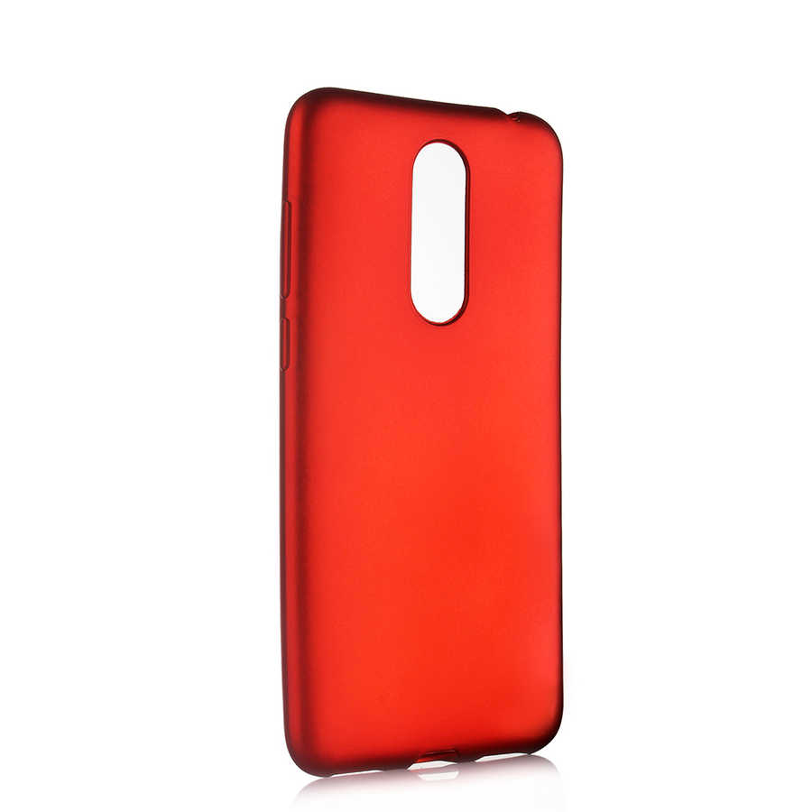 Meizu M6T Kılıf Zore Premier Silikon Kapak - Kırmızı