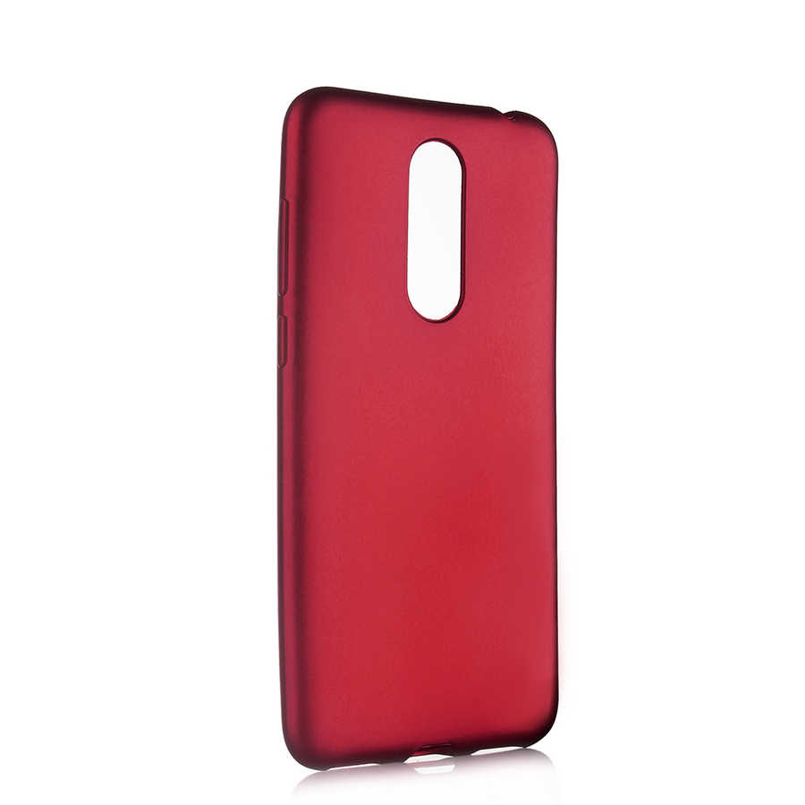 Meizu M6T Kılıf Zore Premier Silikon Kapak - Mürdüm