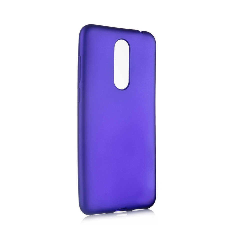 Meizu M6T Kılıf Zore Premier Silikon Kapak - Saks Mavi