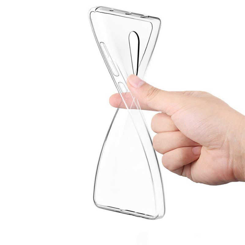 Meizu Note 8 Kılıf Zore Süper Silikon Kapak - Renksiz