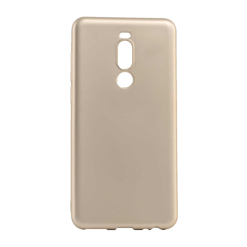 Meizu Note 8 Kılıf Zore Premier Silikon Kapak - Gold