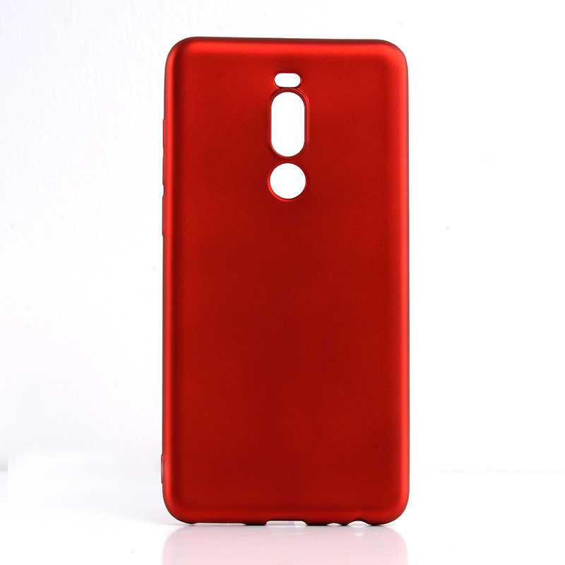 Meizu Note 8 Kılıf Zore Premier Silikon Kapak - Kırmızı
