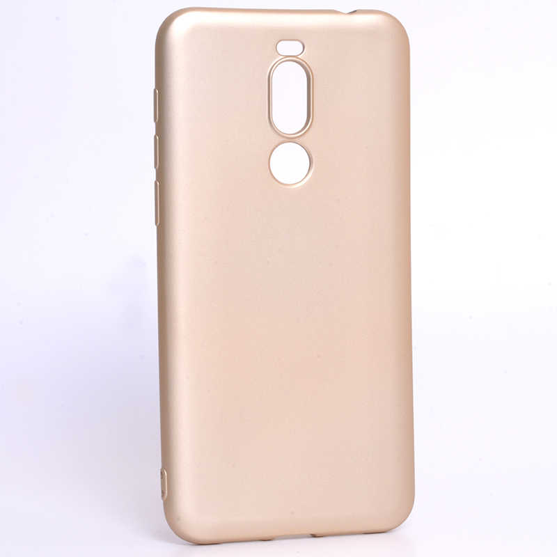 Meizu X8 Kılıf Zore Premier Silikon Kapak - Gold