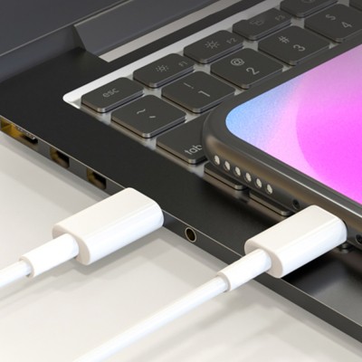 Micflip A01 Dual Type-C to Type-C PD & Type-C to Lightning MFI Certified Data and Charging Cable 2M - 7