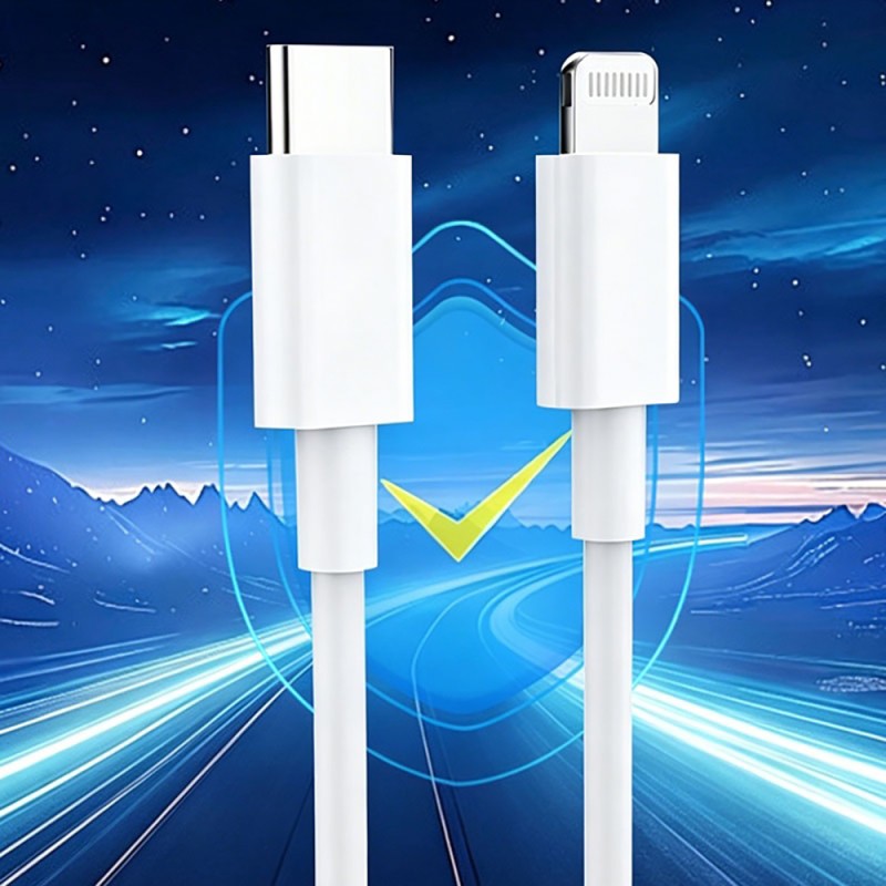 Micflip A01 Type-C to Lightning MFI Certified Data and Charging Cable 1M - 2