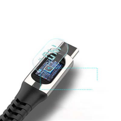 Micflip A08 Digital LED Display Type-C to Type-C PD Data and Charging Cable 140W 1M - 2