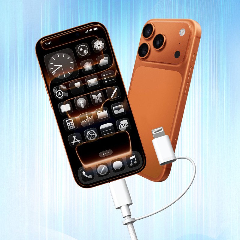 Micflip A22 2-in-1 PD Type-C to Type-C + Lightning MFI Certified Data and Charging Cable 240W 1M - 7
