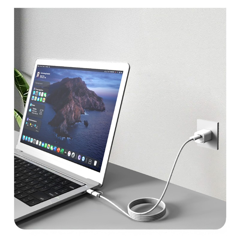 Micflip A22 2in1 PD Type-C to Type-C + Lightning MFI Sertifikalı Data ve Şarj Kablosu 240W 1M - 9