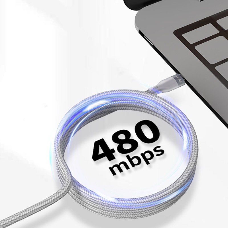 Micflip A25 Type-C to Type-C PD Hızlı Şarj Özellikli Data ve Şarj Kablosu 240W 2M - 2