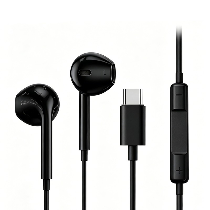 Micflip J01 Type-C 3D Stereo Sound In-Ear Headphones - 1