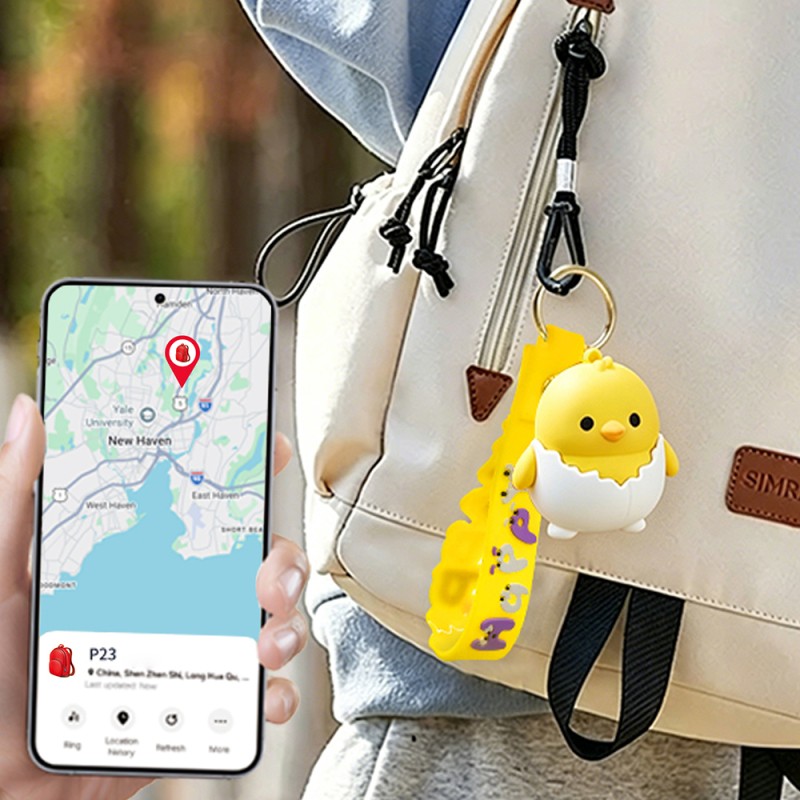 Micflip K08 Silicone Keychain and P23 Smart Tracking Device Set - 14