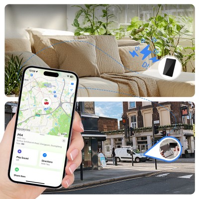 Micflip P045 Suya Dayanıklı iOS ve Android Cihazlar için Wireless Şarj Özellikli Akıllı Takip Kartı - 5