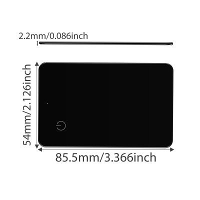 Micflip P045 Waterproof Smart Tracking Card with Wireless Charging for iOS and Android Devices - 2