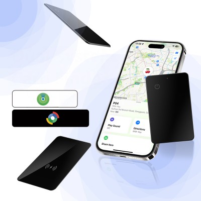 Micflip P045 Waterproof Smart Tracking Card with Wireless Charging for iOS and Android Devices - 3