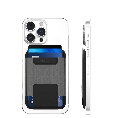 Micflip P065 Ultra Slim Design Card Holder with Magnetic Stand and FindMy Feature, Specifically Designed for iOS Devices. - 2