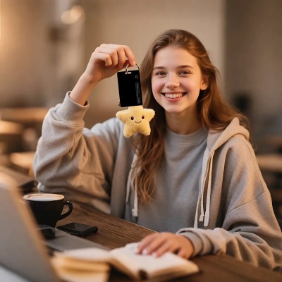Micflip P105 Suya Dayanıklı iOS ve Android Cihazlar için Wireless Şarj Özellikli Akıllı Kart - 5