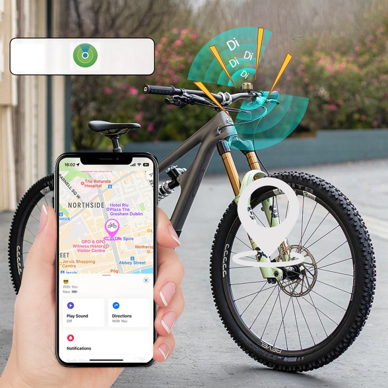 Micflip P20 Smart Tracking Bicycle Bell - 4