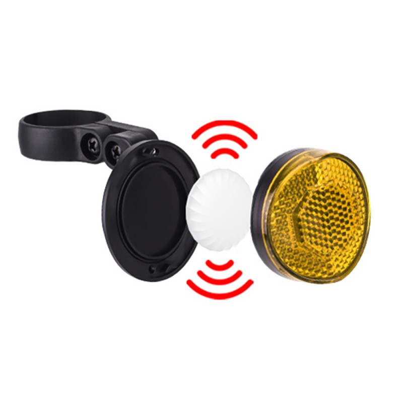 Micflip P20 Smart Tracking Device Bicycle Reflector with Storage Compartment - 4