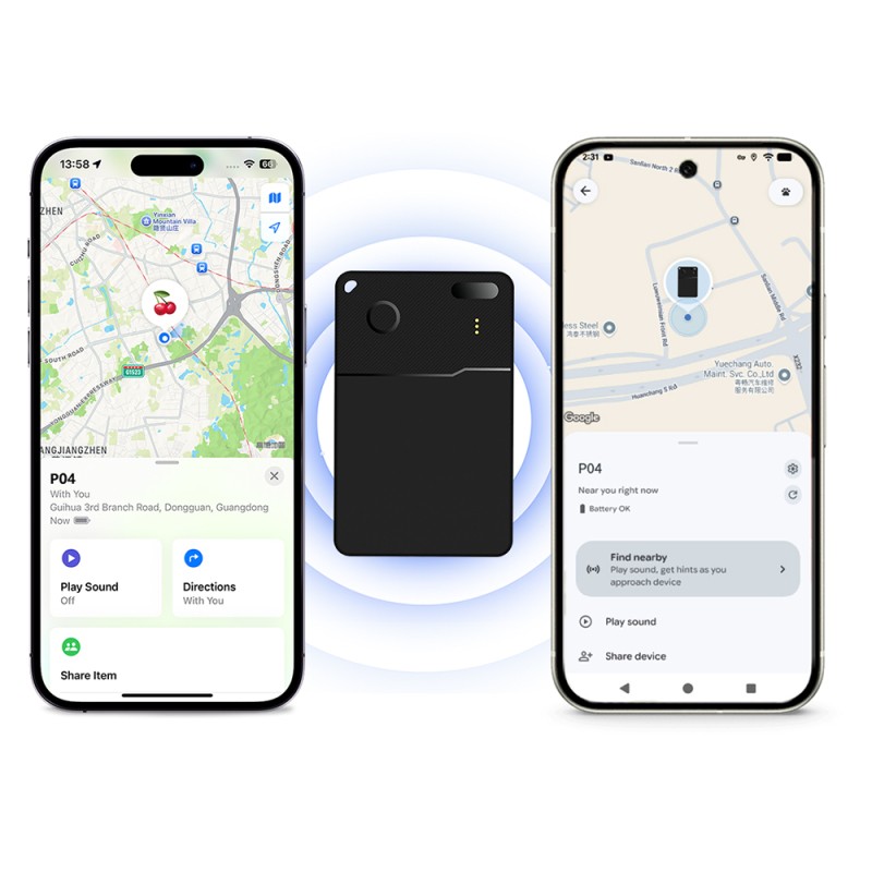 Micflip P28 Suya Dayanıklı iOS ve Android Cihazlar için Wireless Şarj Özellikli Akıllı Takip Kartı - 4