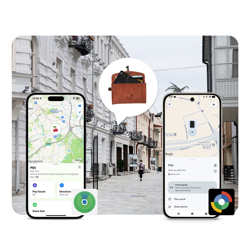 Micflip P28 Suya Dayanıklı iOS ve Android Cihazlar için Wireless Şarj Özellikli Akıllı Takip Kartı - 6
