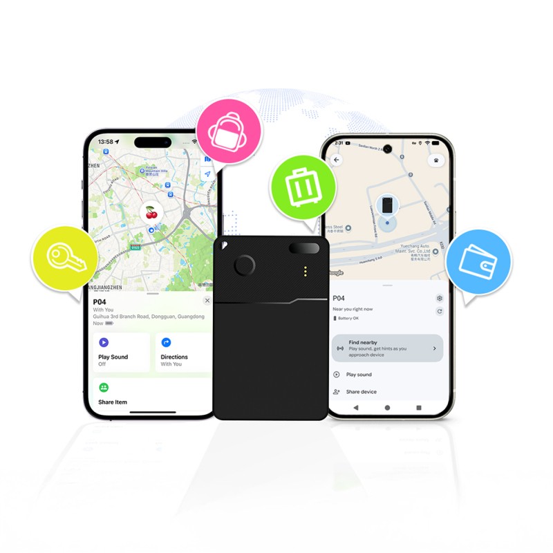 Micflip P28 Waterproof Smart Tracking Card with Wireless Charging for iOS and Android Devices - 3
