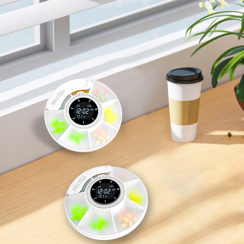 Micflip S03 Smart Pill Box with Alarm and Tracking Features - 5