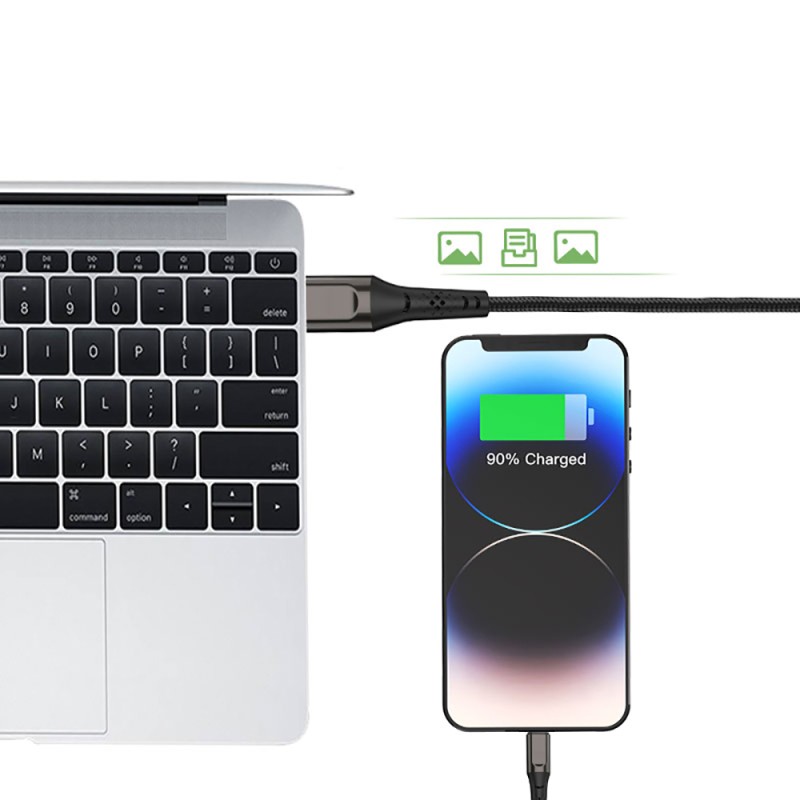 Micflip Type-C to Lightning Data and Charging Cable - 4
