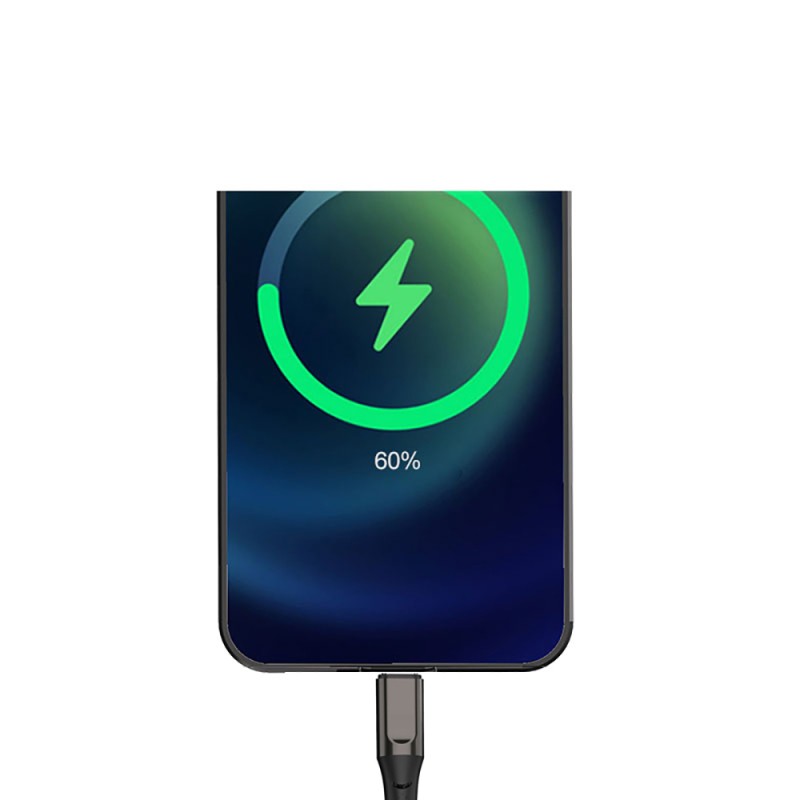 Micflip USB-A to Lightning Data and Charging Cable - 3