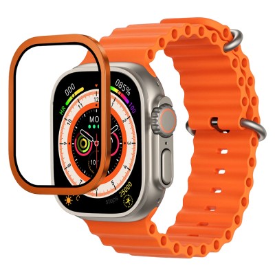 Mohseven Apple Watch Ultra 49mm iWatch Series Sapphire Smartwatch Tempered Glass Screen Protector - 4