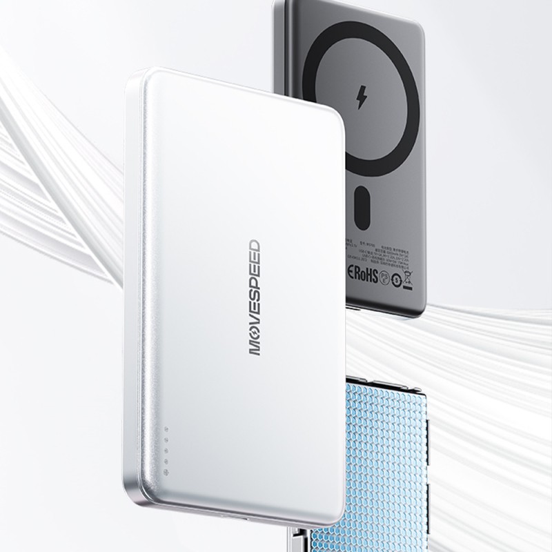Movespeed MSP08 Ultra Thin Wireless M-safe Powerbank 10.000mAh - 4