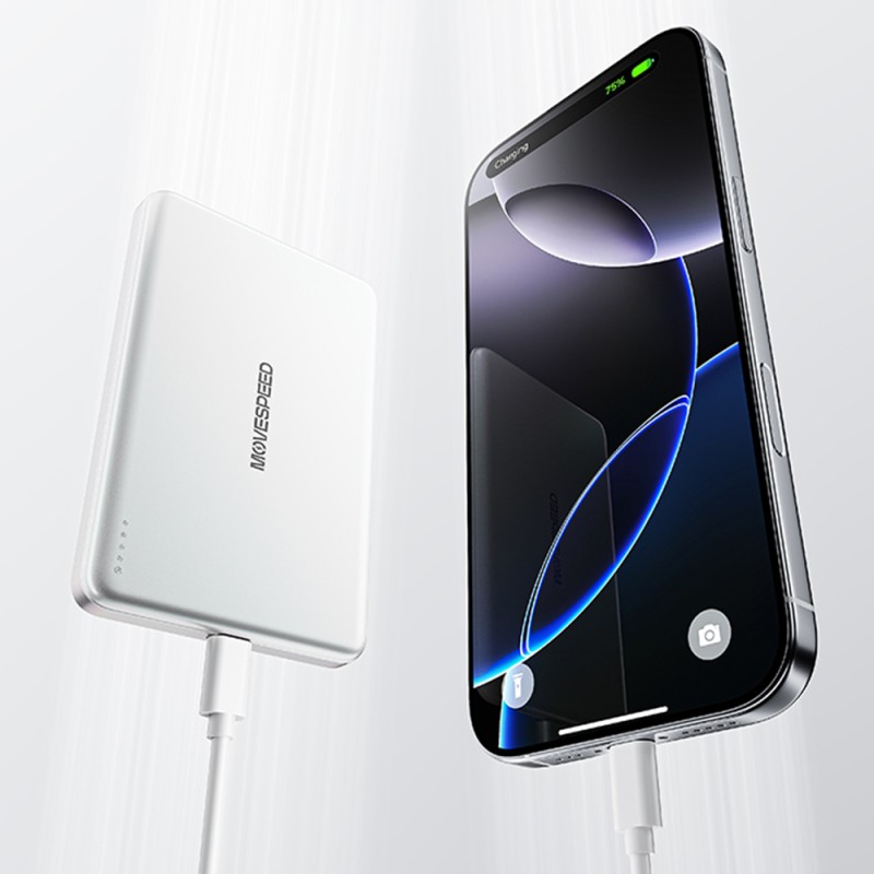 Movespeed MSP08 Ultra Thin Wireless M-safe Powerbank 10.000mAh - 7