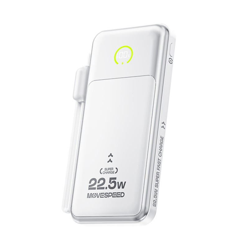 Movespeed MSP19 Digital LED Display Type-C Cable 22.5W 10,000mAh Powerbank - 5