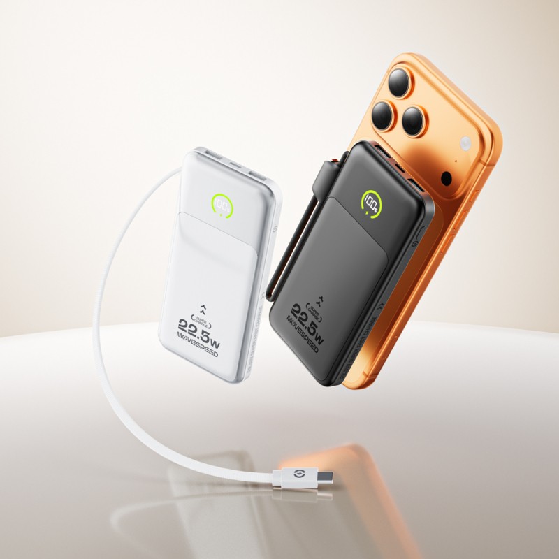 Movespeed MSP19 Digital LED Display Type-C Cable 22.5W 10,000mAh Powerbank - 15