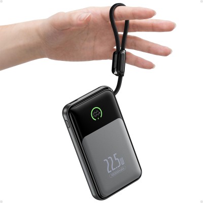 Movespeed MSP19 Pro Dijital LED Göstergeli Type-C Kablolu Powerbank 22.5W 10.000mAh - 10